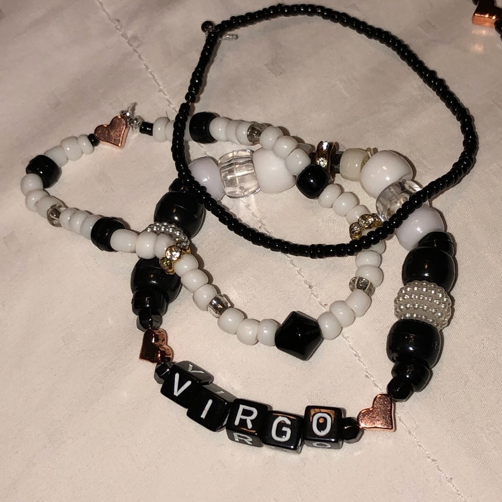 VIRGO ♍️ zodiac beaded bracelet set